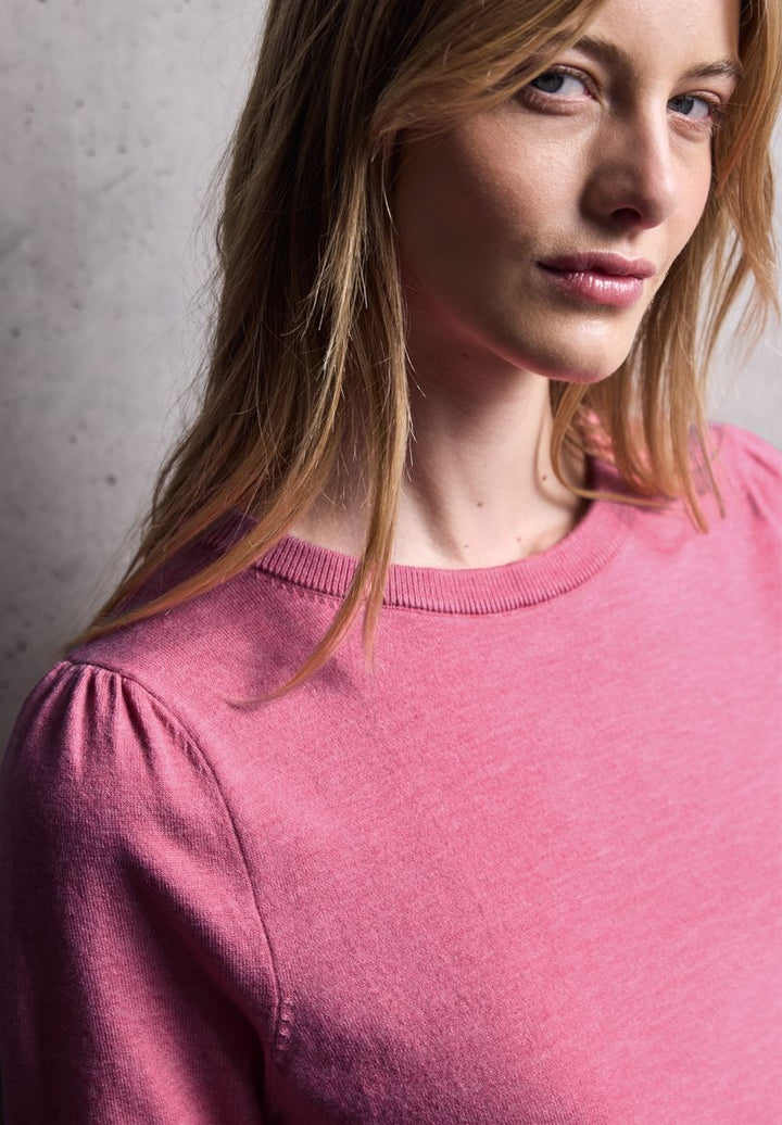 Pullover mit Puff-Ärmeln