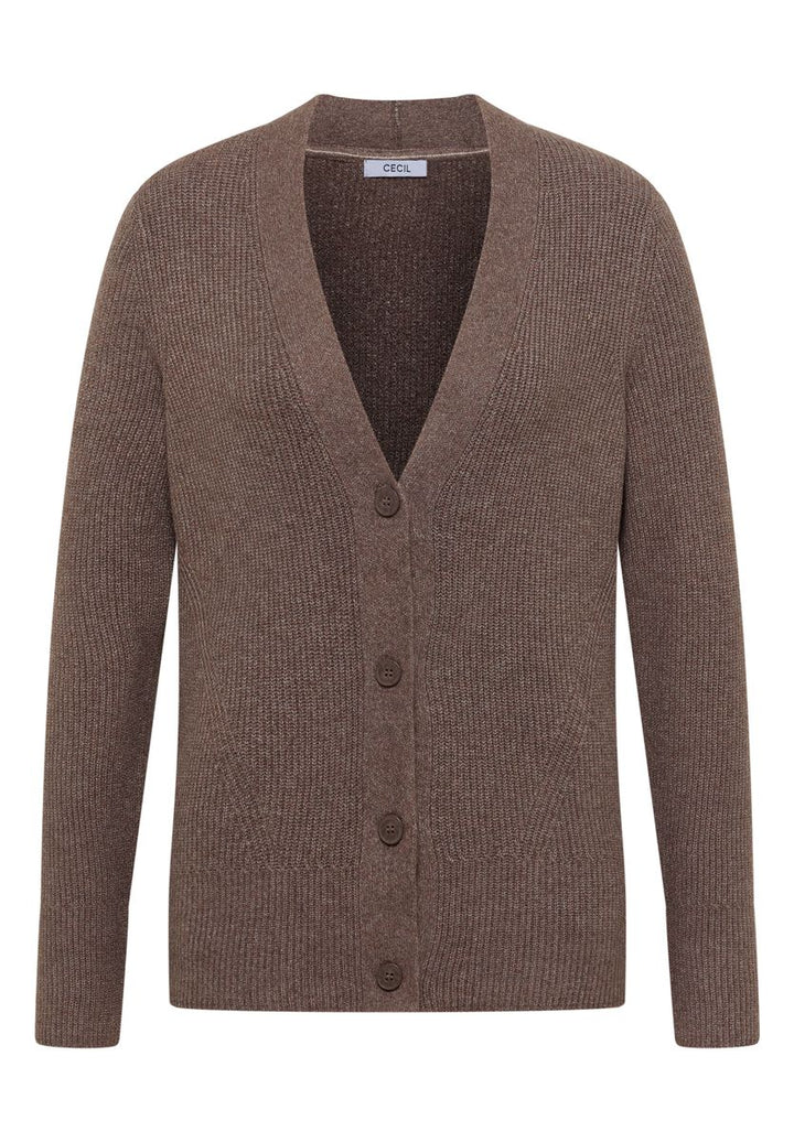 Cardigan mit Strukturdetail
