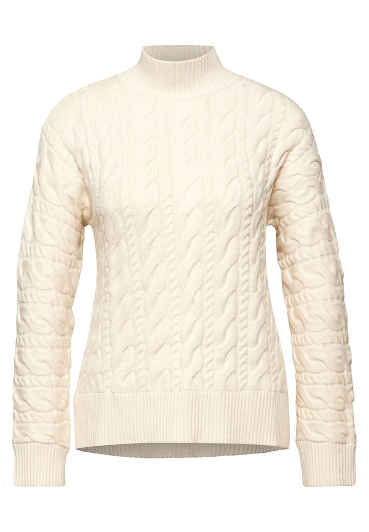 Pullover mit Zopfmuster
