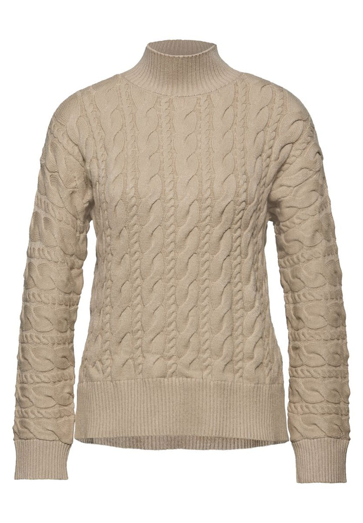 Pullover mit Zopfmuster