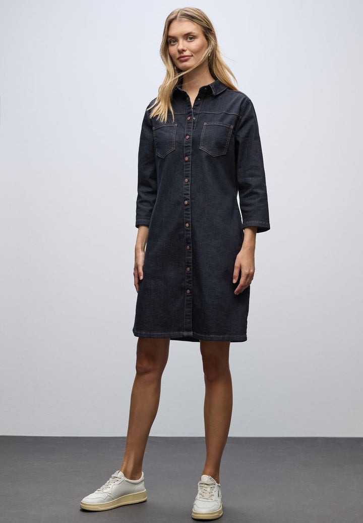 Denim Kleid im Rinsed-Look