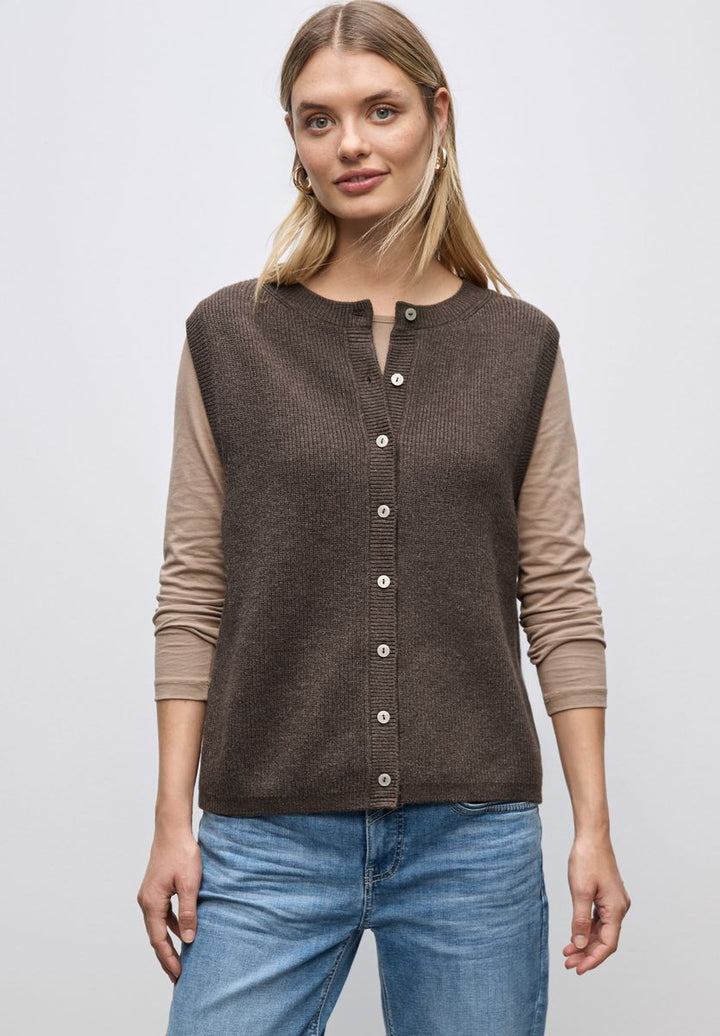 Ärmelloser Cosy Cardigan