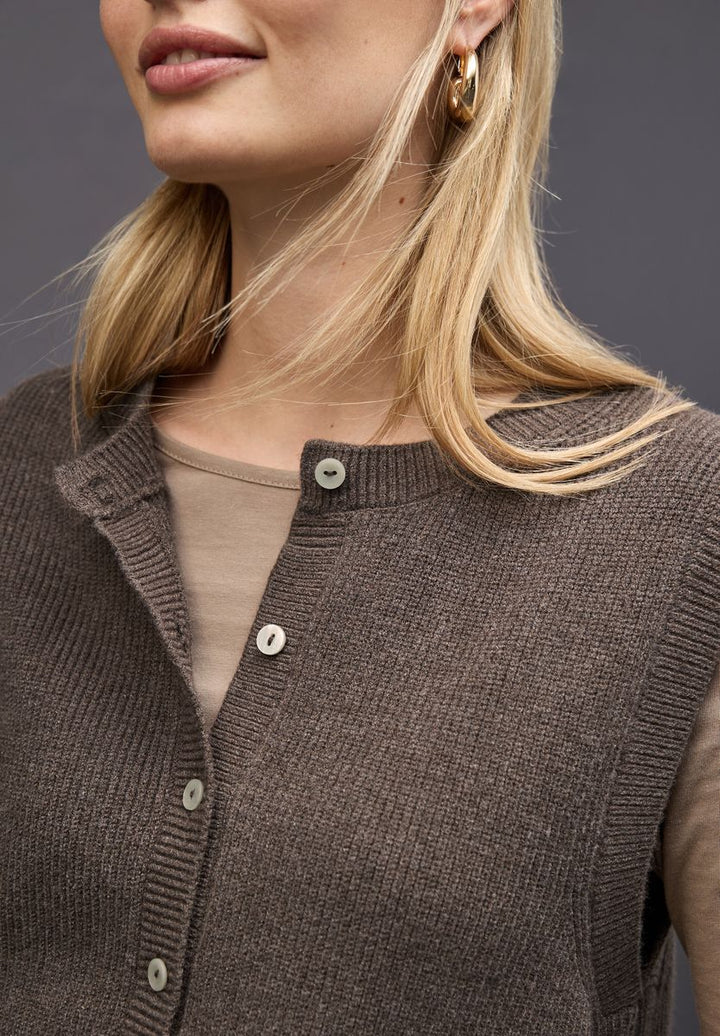 Ärmelloser Cosy Cardigan
