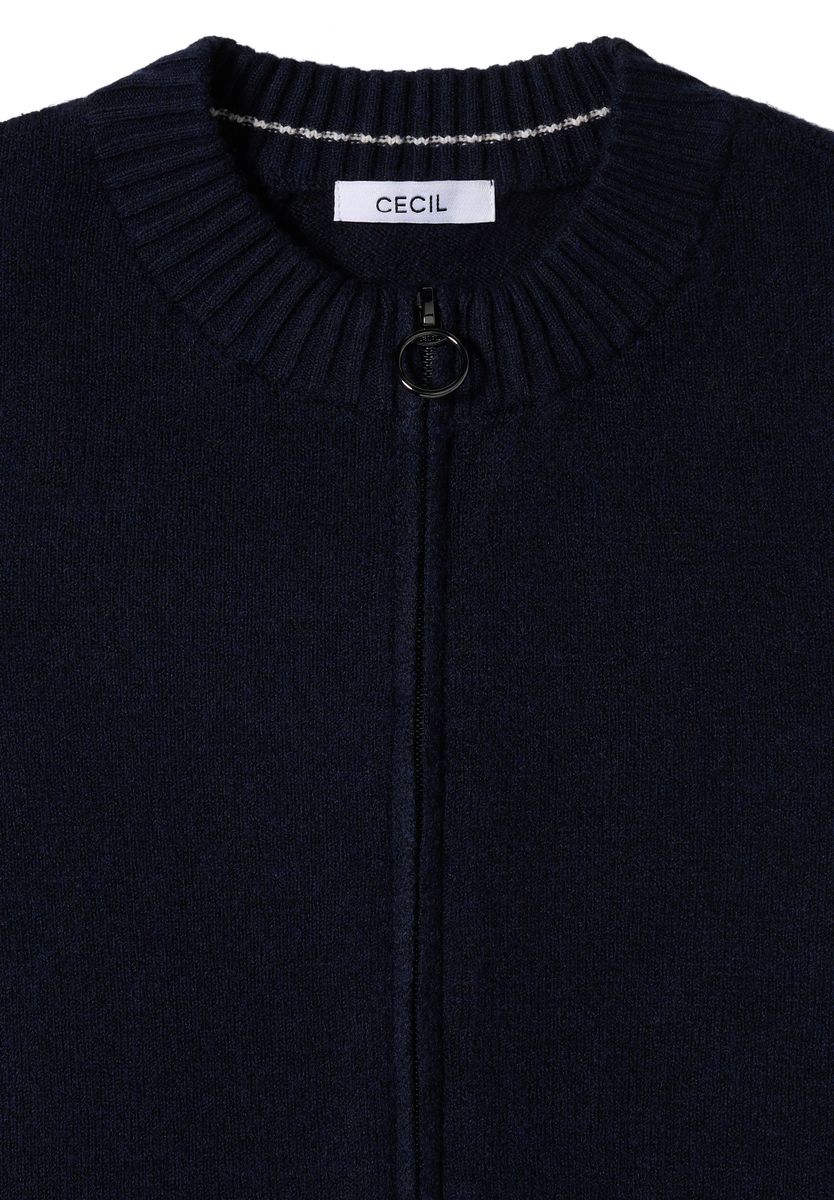 Cosy Cardigan mit Zipper