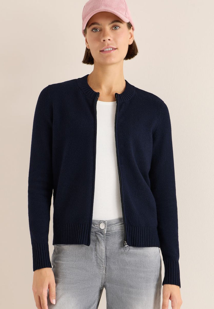 Cosy Cardigan mit Zipper