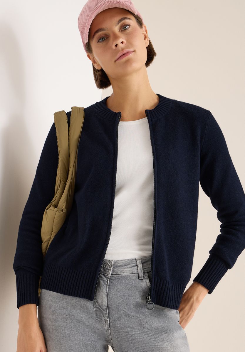 Cosy Cardigan mit Zipper