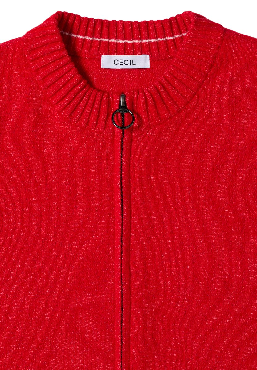 Cosy Cardigan mit Zipper
