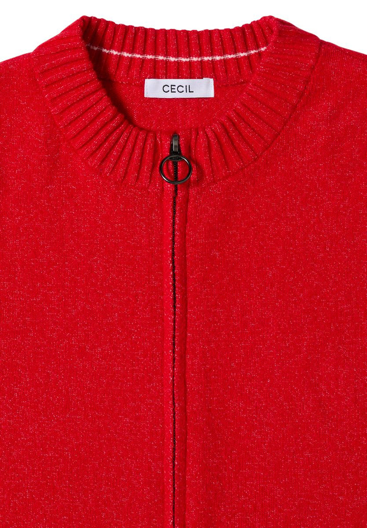 Cosy Cardigan mit Zipper