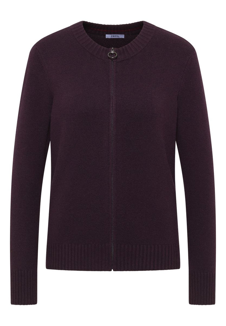 Cosy Cardigan mit Zipper