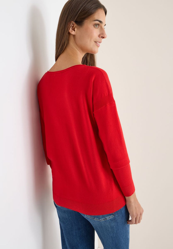 Pullover mit Strukturdetail