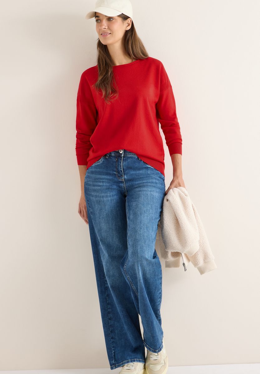 Pullover mit Strukturdetail