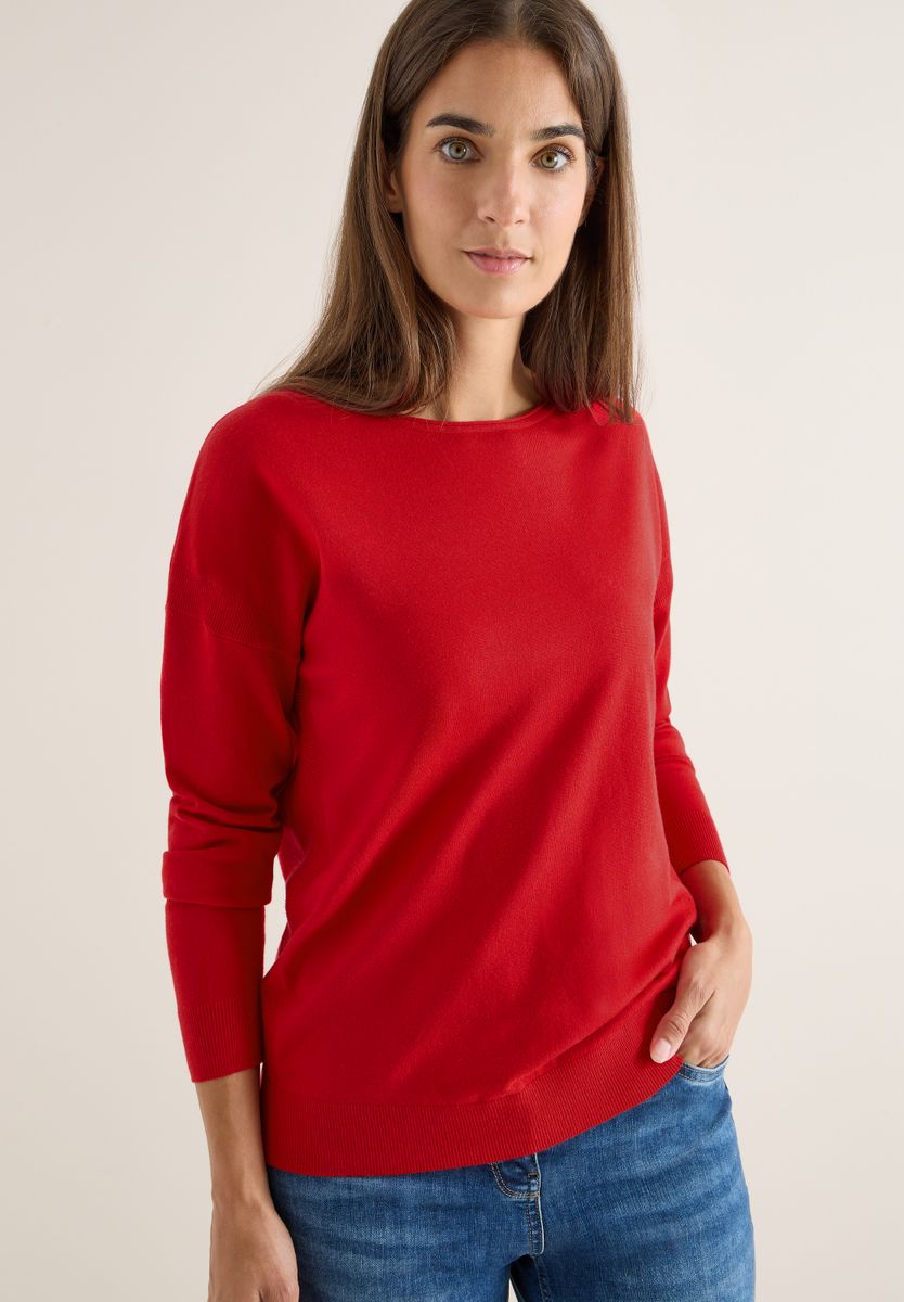 Pullover mit Strukturdetail