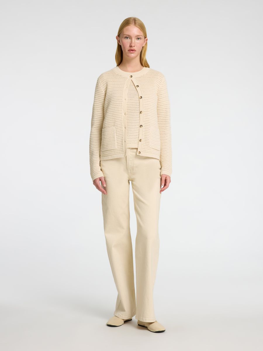 SLFVINNA LS STRUCTURE KNIT CARDIGAN NOOS