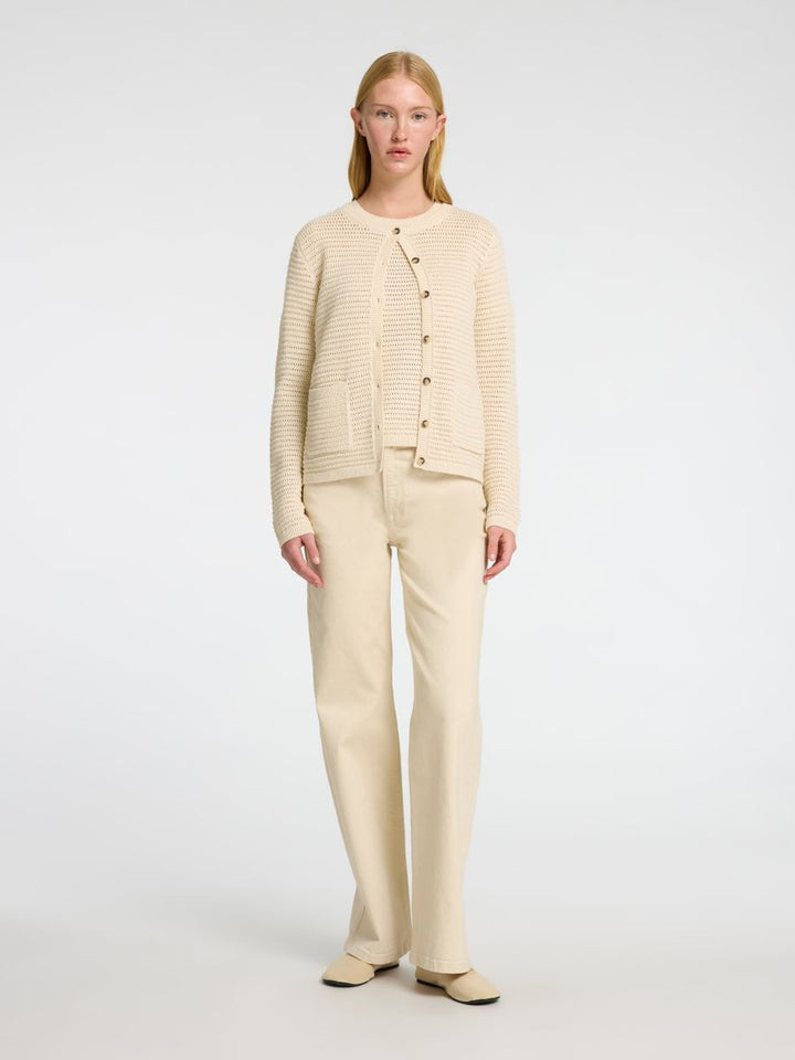 SLFVINNA LS STRUCTURE KNIT CARDIGAN NOOS