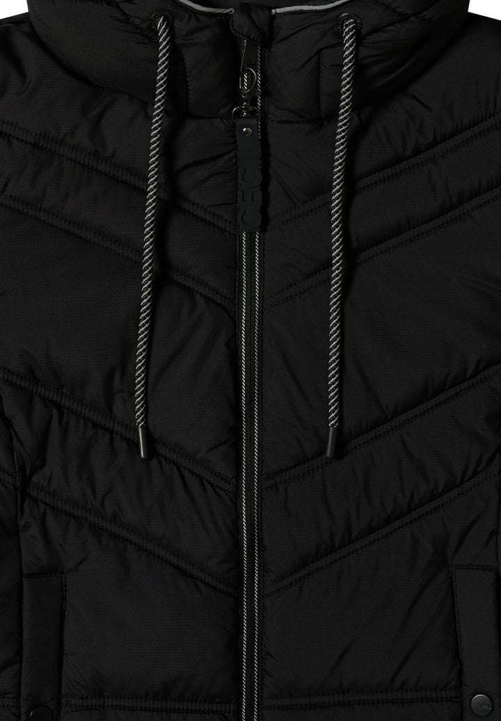 Steppjacke mit Kapuze