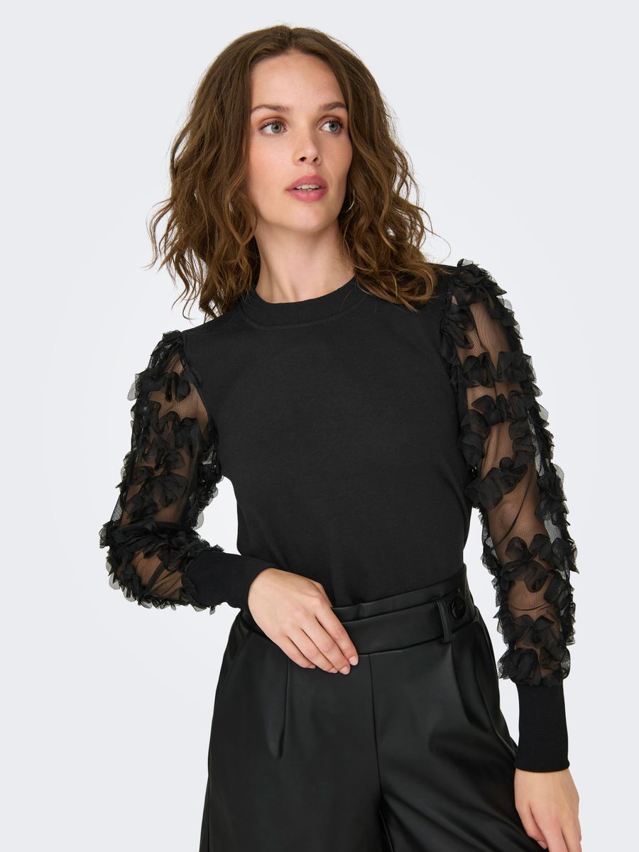 JDYFAIRVIEW LIFE  L/S SWEAT JRS NOOS