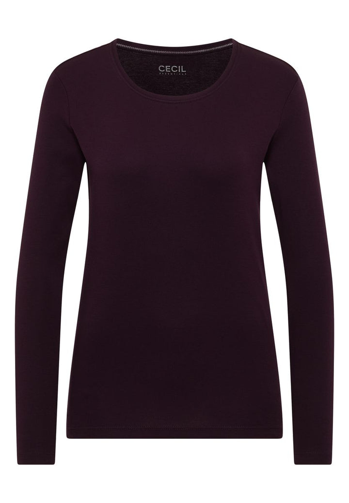 Basic Langarmshirt