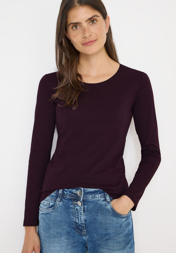 Basic Langarmshirt