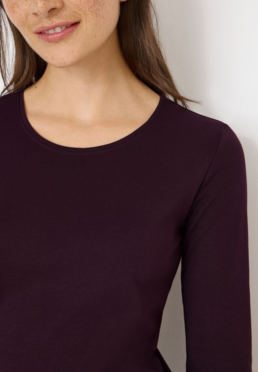 Basic Langarmshirt