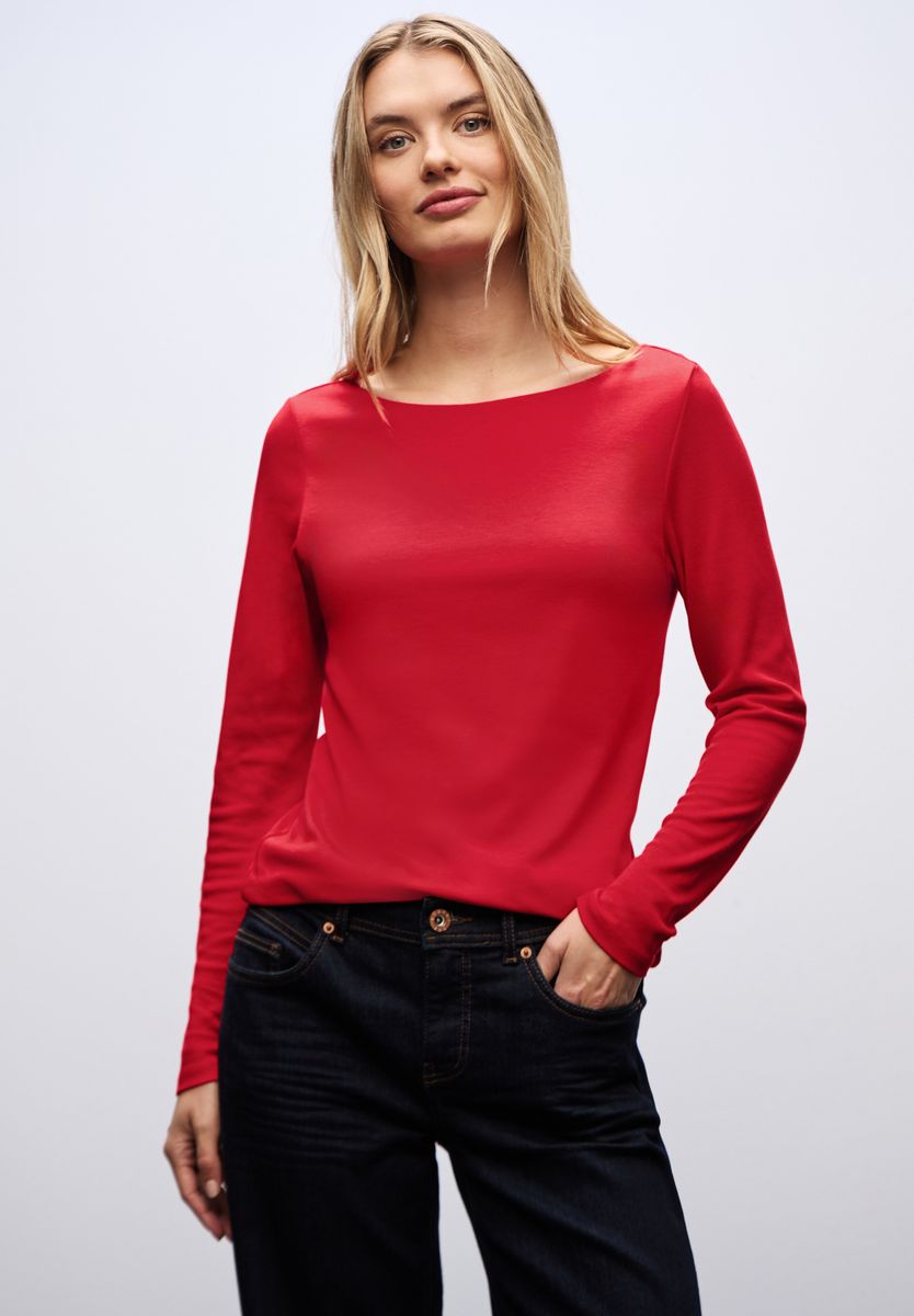 Basic Langarmshirt