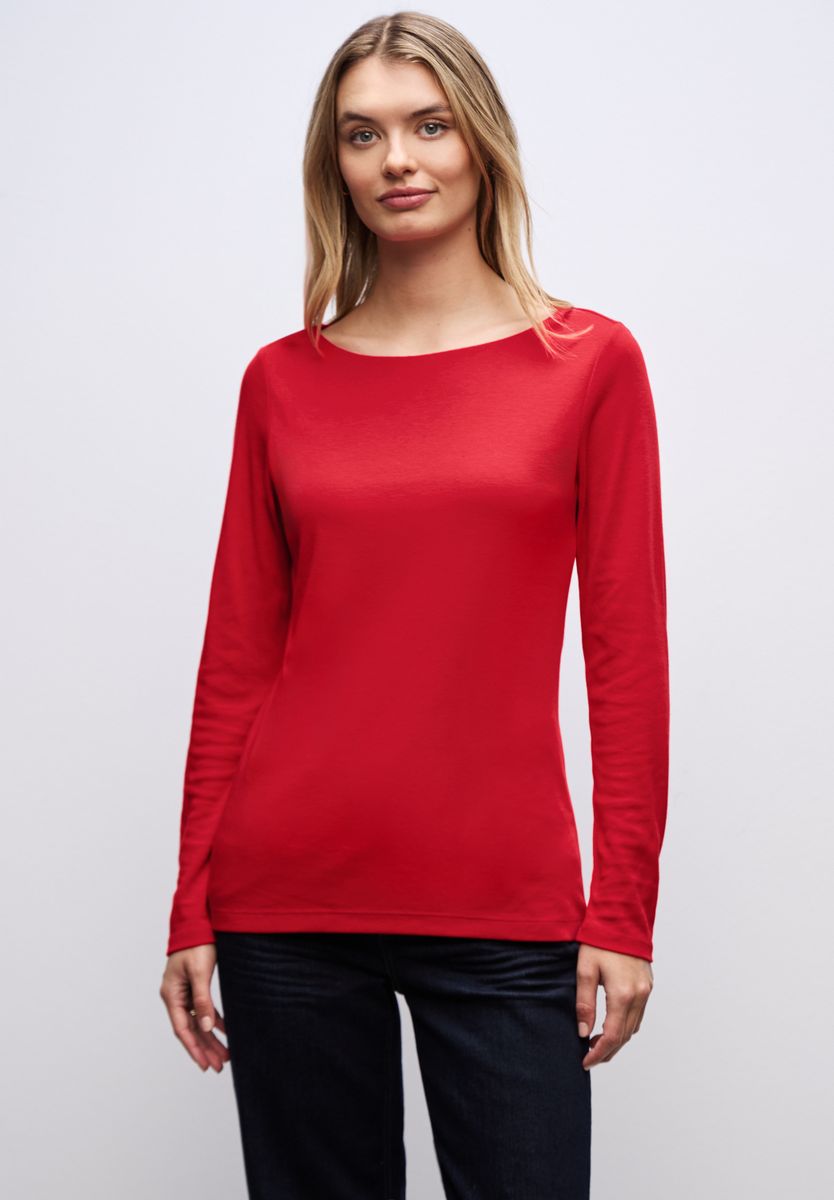 Basic Langarmshirt