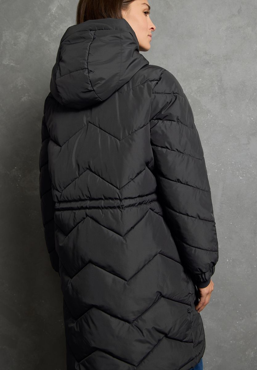 Lange Steppjacke