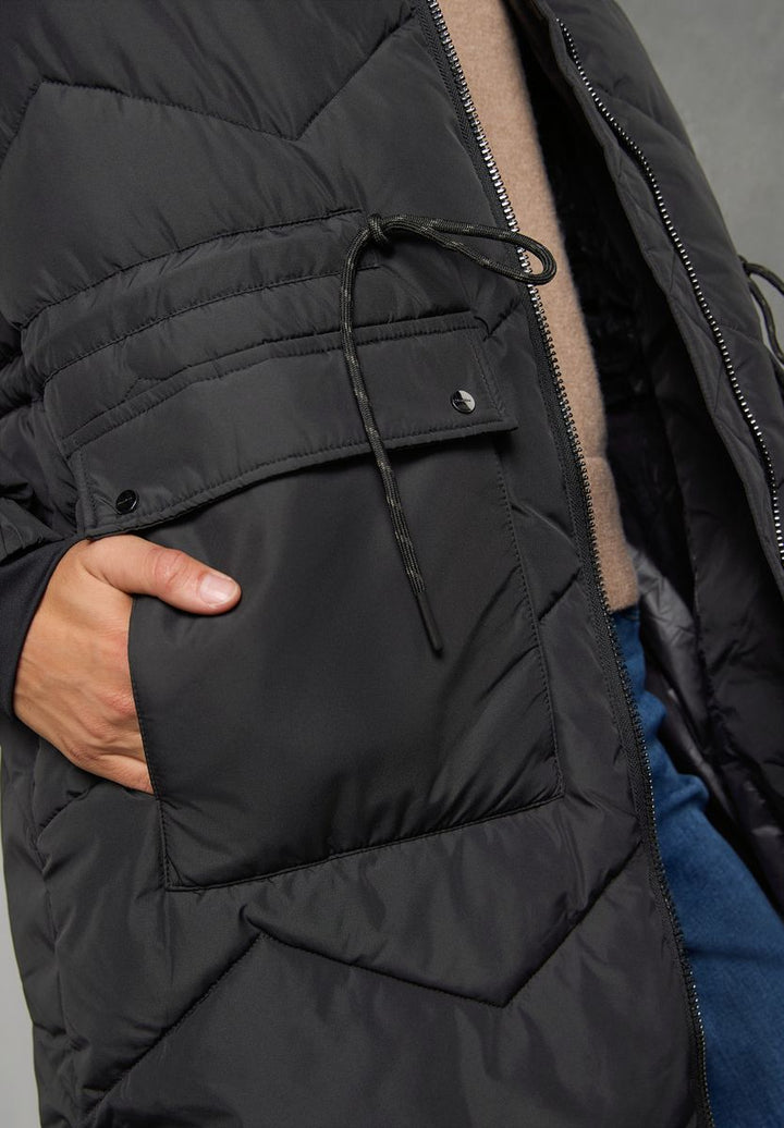 Lange Steppjacke