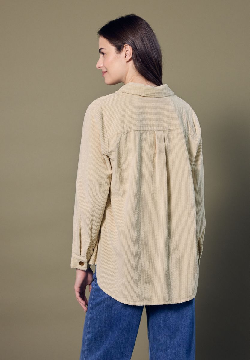 Cord-Hemdbluse