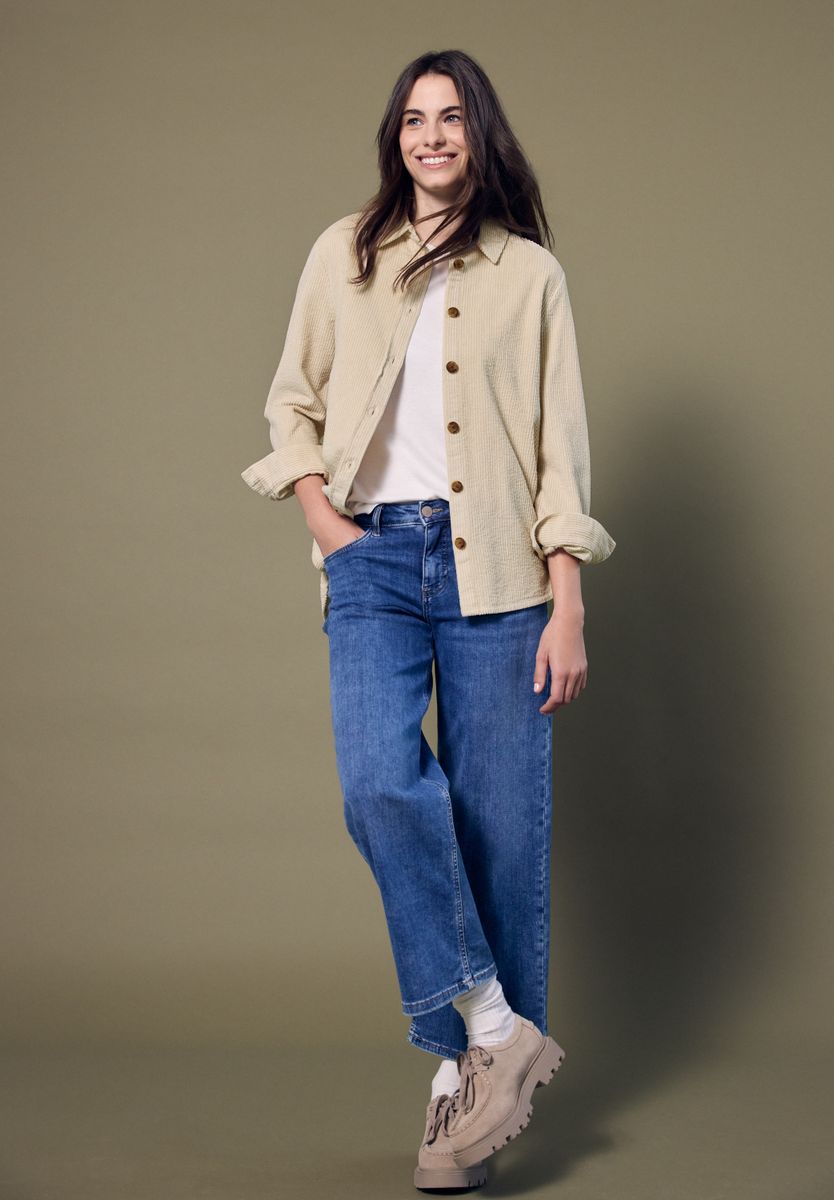 Cord-Hemdbluse