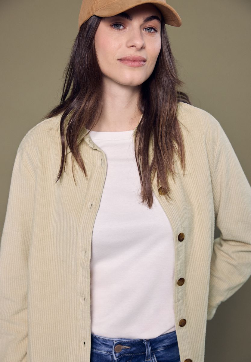 Cord-Hemdbluse