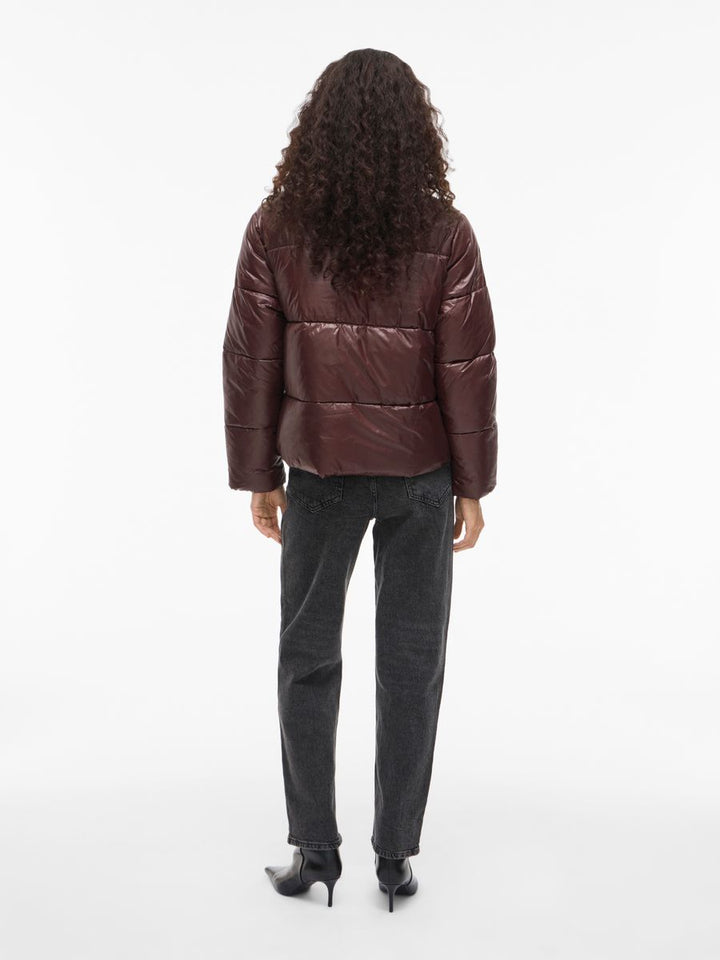 VILIDDA L/S SHINNY PUFFER SHORT JACKET