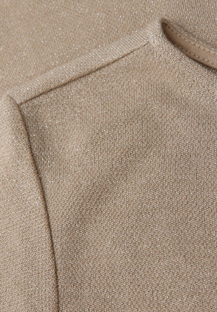 Glitzerndes Langarmshirt