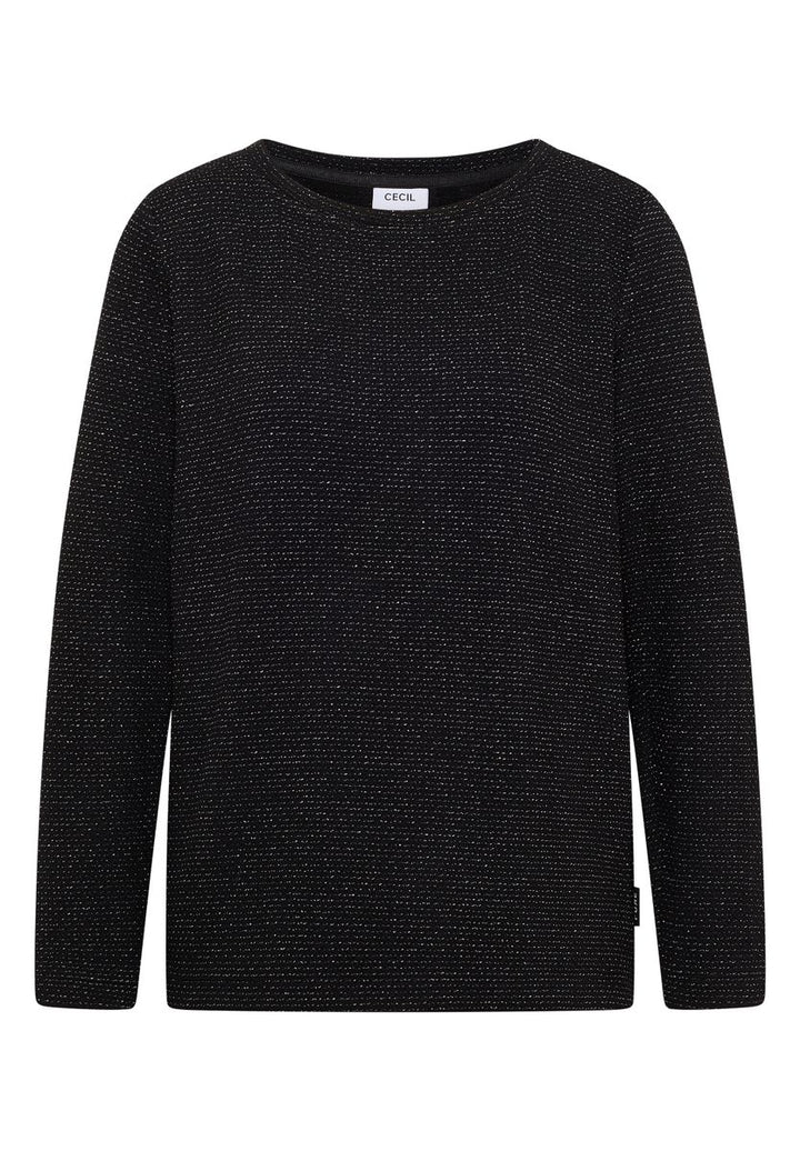 Glitzer Strukturshirt