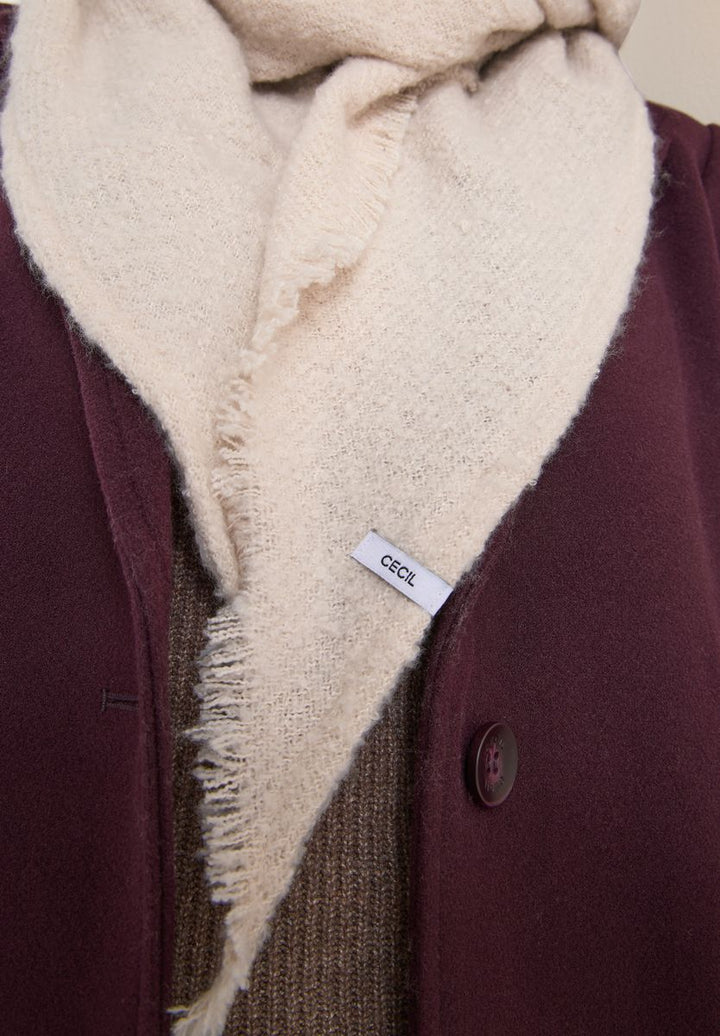 Bouclé Dreieckstuch