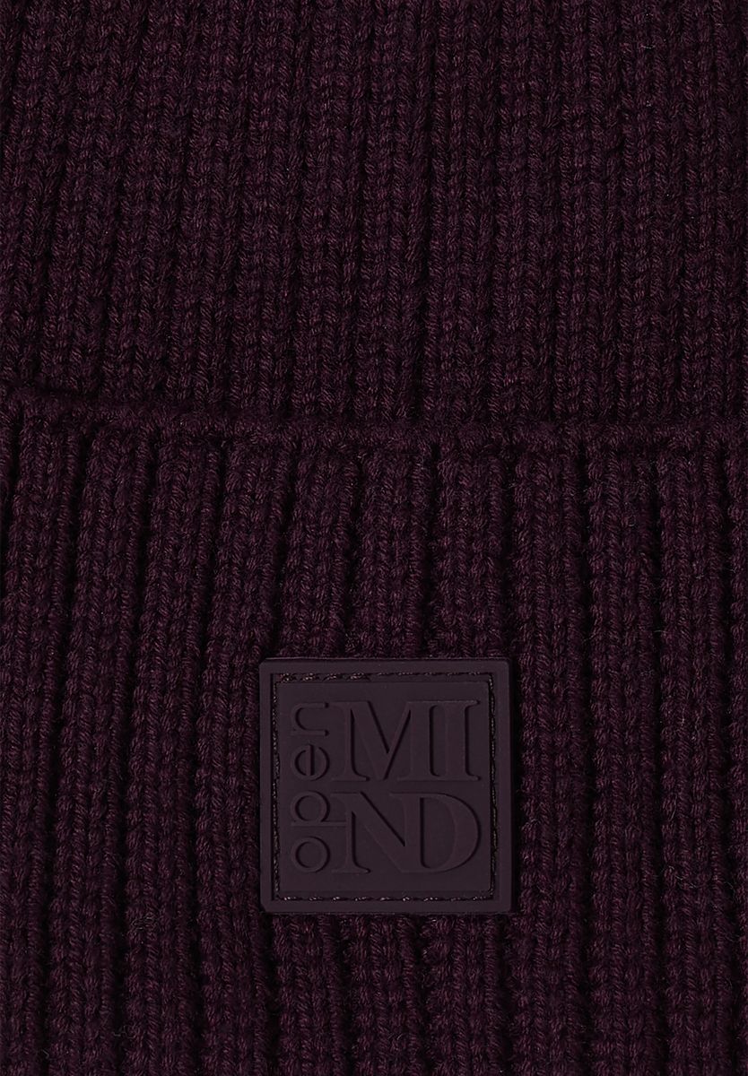 Beanie in Unifarbe