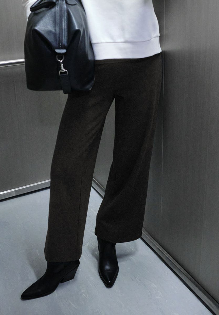 Herringbone Wide Leg Hose