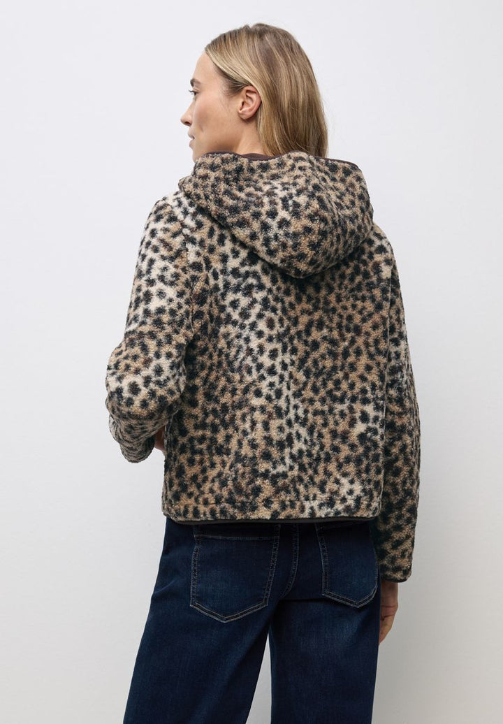 Teddy-Jacke mit Leo-Muster