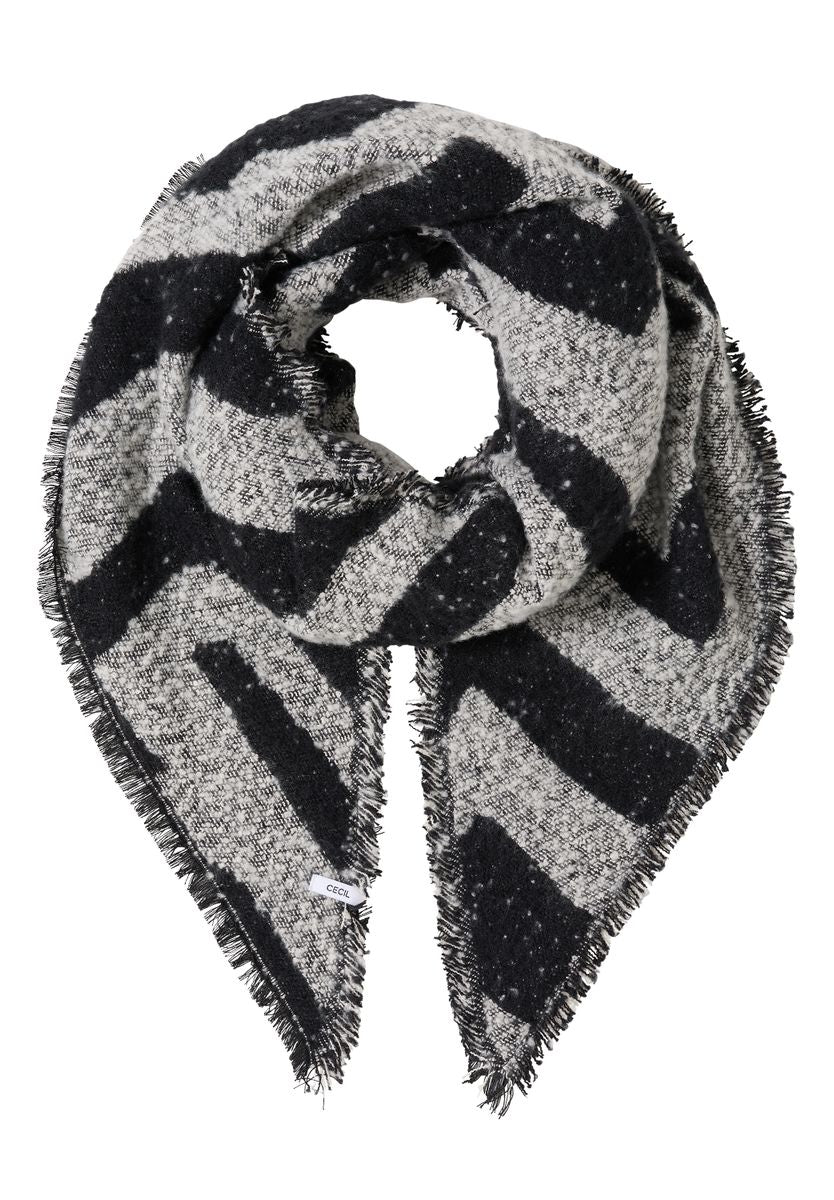 Bouclé Dreieckstuch