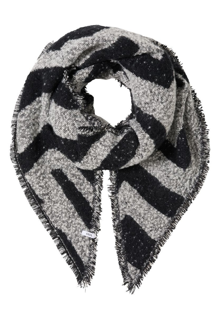 Bouclé Dreieckstuch