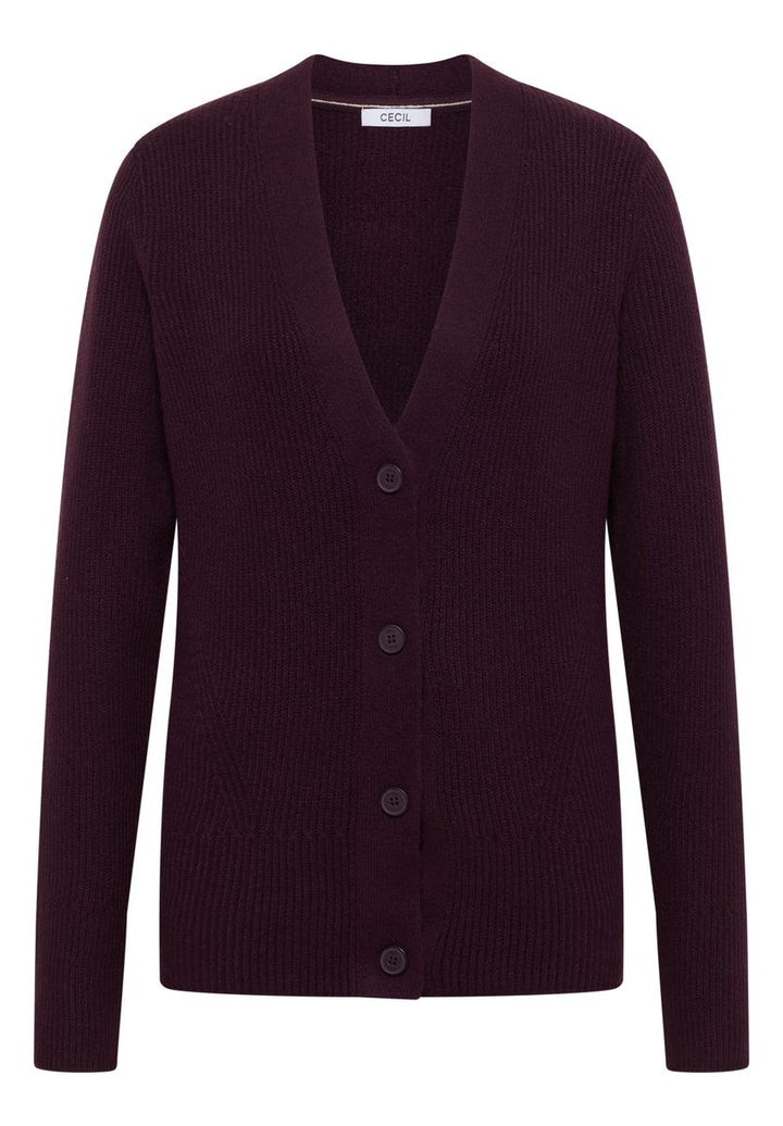 Cardigan mit Strukturdetail