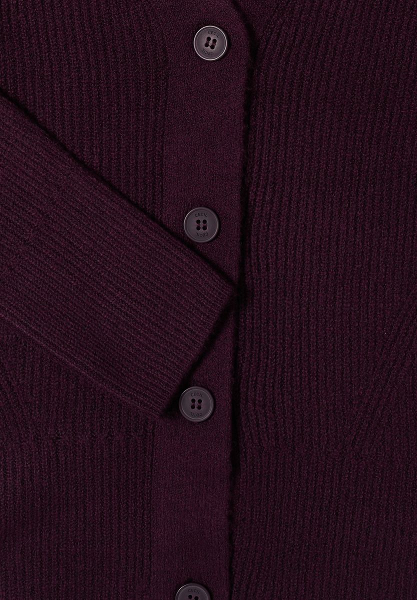Cardigan mit Strukturdetail