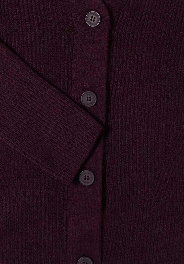 Cardigan mit Strukturdetail