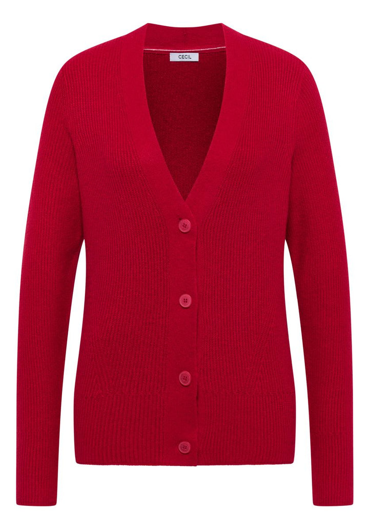 Cardigan mit Strukturdetail