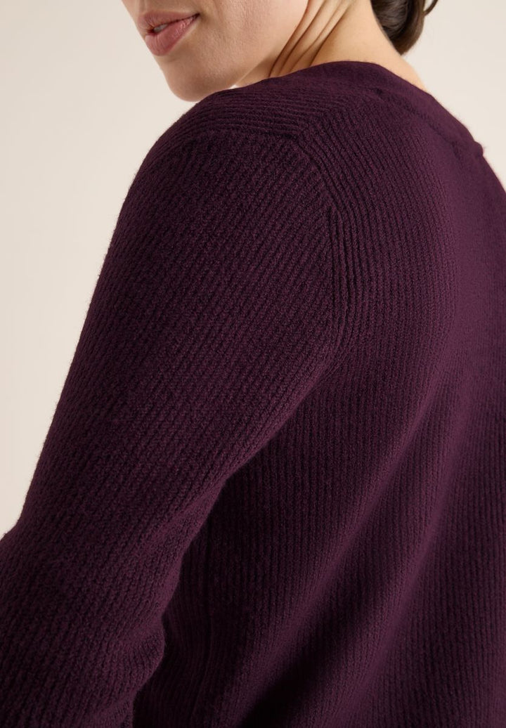 Cardigan mit Strukturdetail