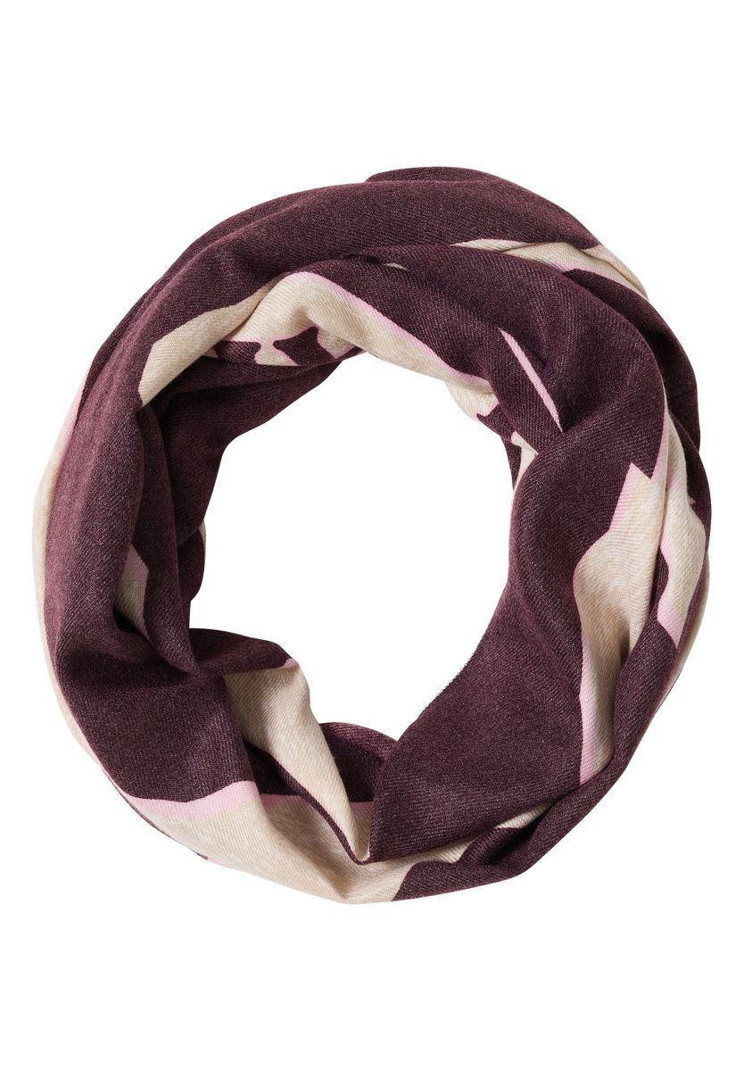Gemusterter Print Loop Schal