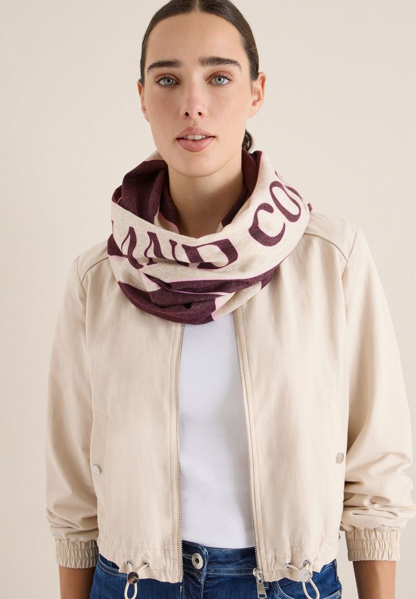 Gemusterter Print Loop Schal