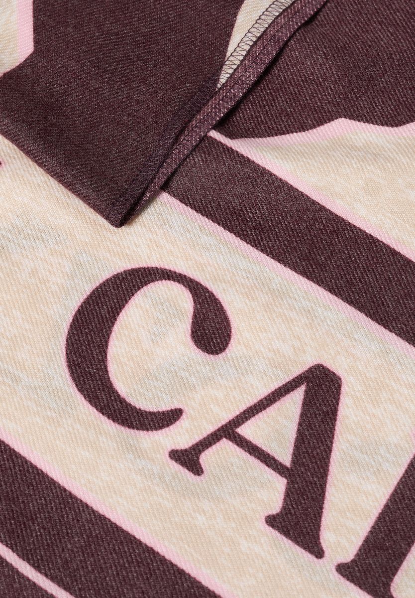 Gemusterter Print Loop Schal