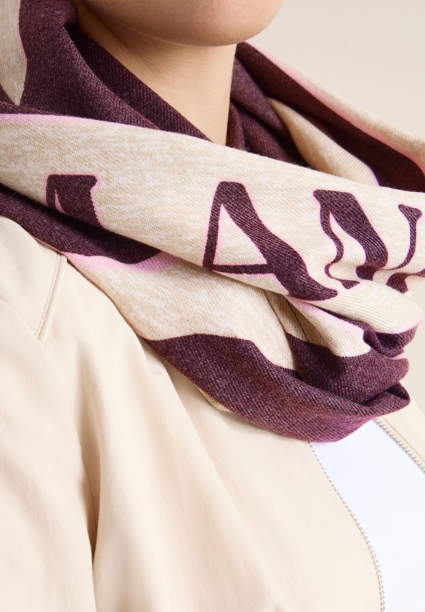 Gemusterter Print Loop Schal