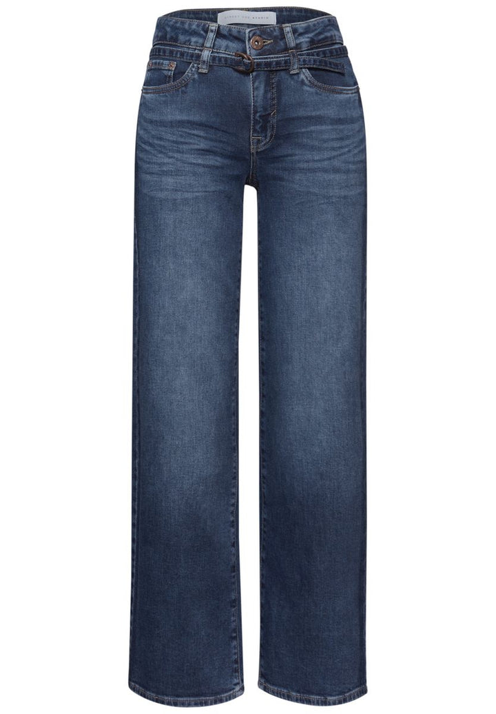 Wide Leg Jeans mit Detail