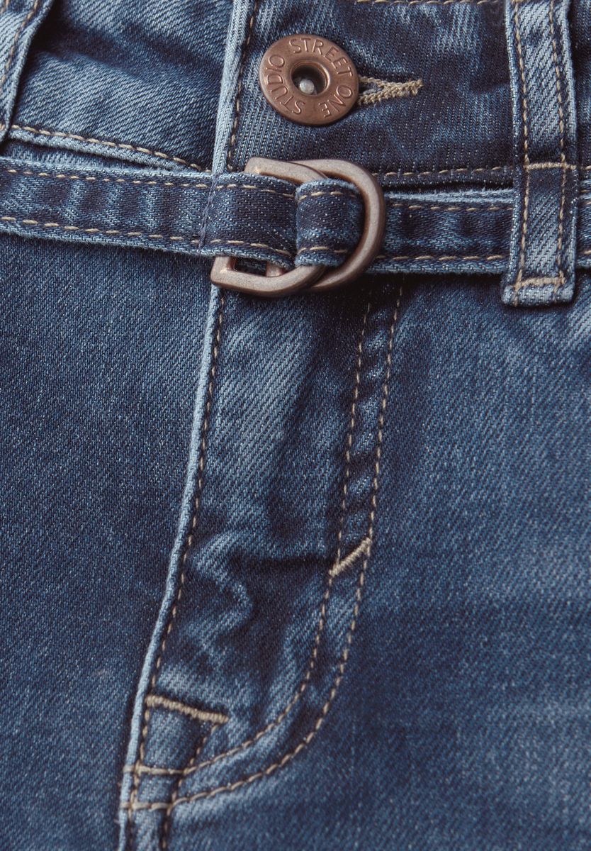 Wide Leg Jeans mit Detail